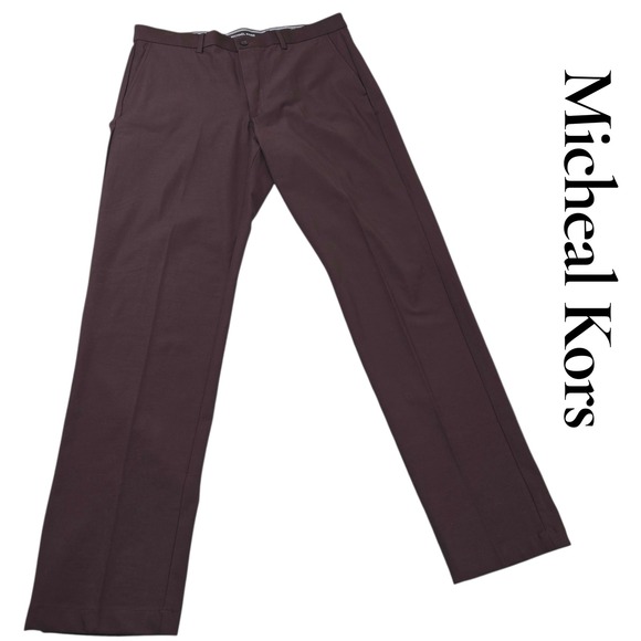 Michael Kors Other - Michael Kors The Bedford Pant Classic Fit Wrinkle Resistant Stretch Men 34W X32L